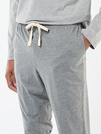 Ensemble pyjama long t-shirt + pantalon - 2 pièces