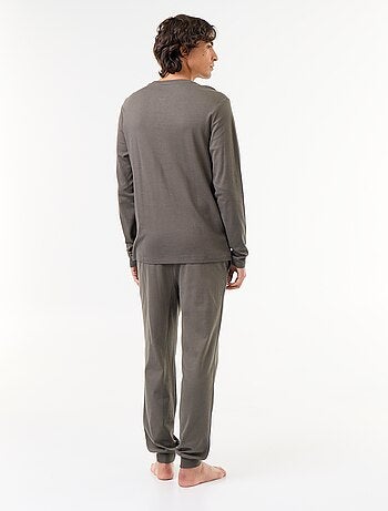 Ensemble pyjama long t-shirt + pantalon - 2 pièces