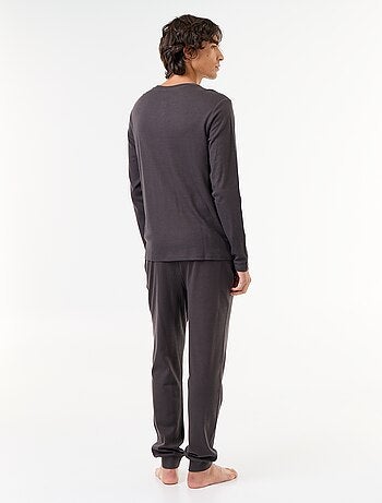 Ensemble pyjama long t-shirt + pantalon - 2 pièces