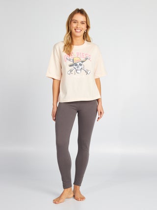 Ensemble pyjama  'One Piece' t-shirt + legging - 2 pièces