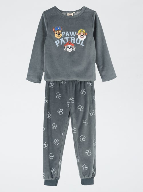 Ensemble pyjama 'Pat' Patrouille' long T-shirt + pantalon en velours - 2 pièces - Kiabi Ensemble pyjama 'Pat' Patrouille' long T-shirt + pantalon en velours - 2 pièces - Kiabi