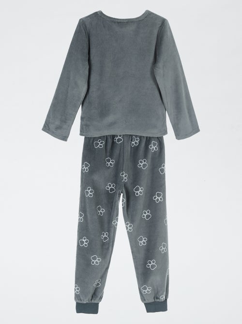 Ensemble pyjama 'Pat' Patrouille' long T-shirt + pantalon en velours - 2 pièces - Kiabi Ensemble pyjama 'Pat' Patrouille' long T-shirt + pantalon en velours - 2 pièces - Kiabi
