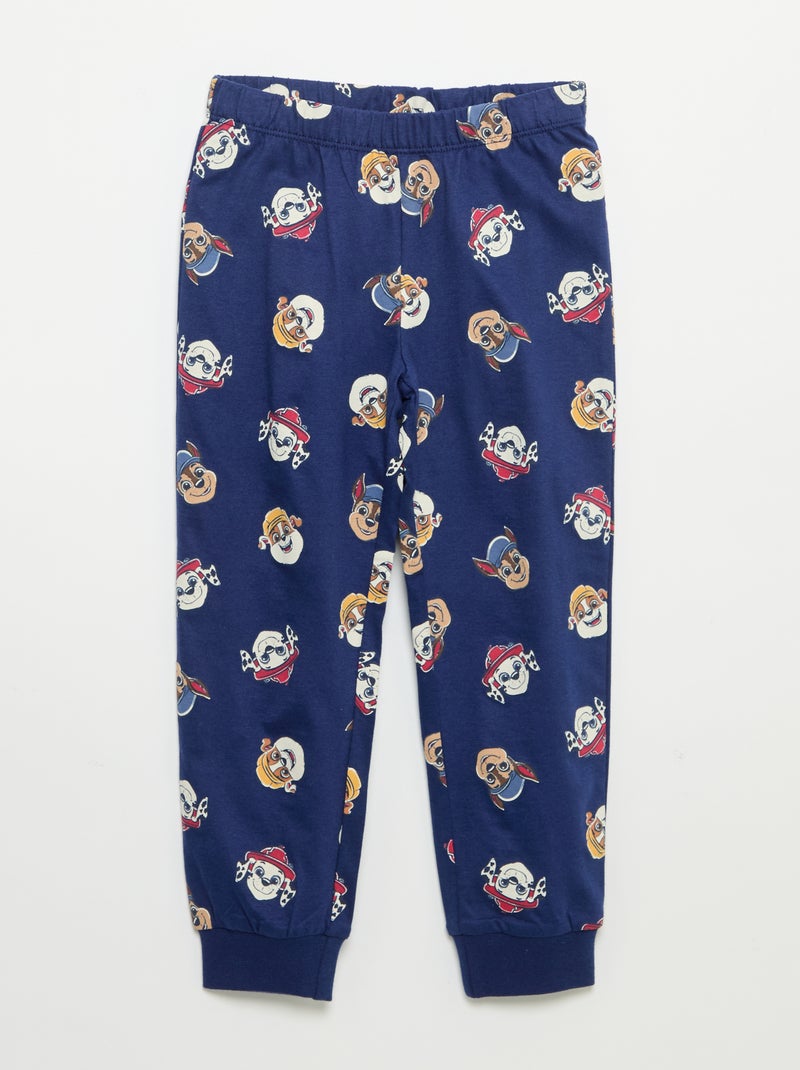 Ensemble pyjama 'Pat' Patrouille' T-shirt + pantalon - 2 pièces Bleu - Kiabi