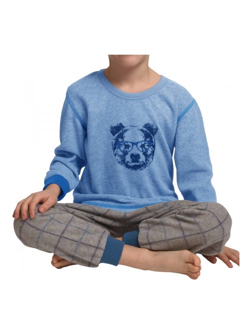 Ensemble pyjama polaire garçon - Kiabi Ensemble pyjama polaire garçon - Kiabi