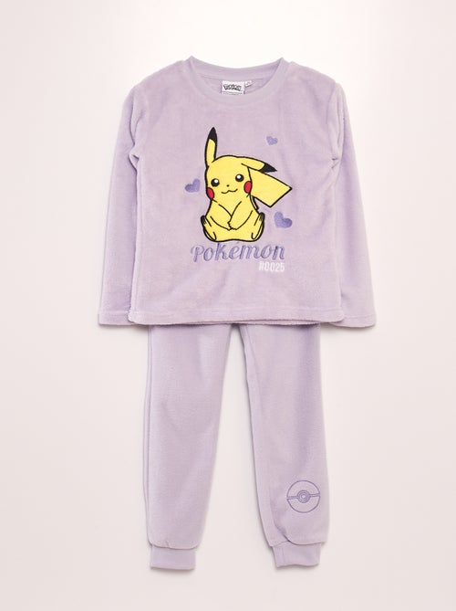 Ensemble pyjama polaire 'Pikachu' 'Pokémon' - 2 pièces - Kiabi