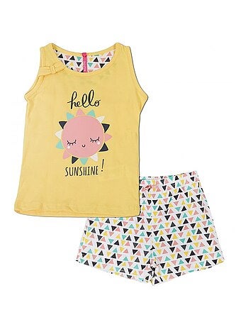 Ensemble pyjama short Fille