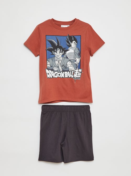 Ensemble pyjama short + t-shirt 'Dragon Ball Z' - 2 pièces - Kiabi