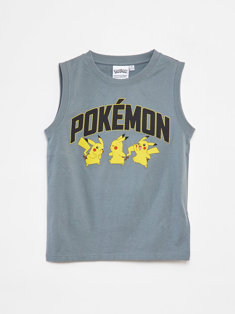 Ensemble pyjama short + t-shirt 'Pokémon' 'Pikachu' - 2 pièces BLEU - Kiabi