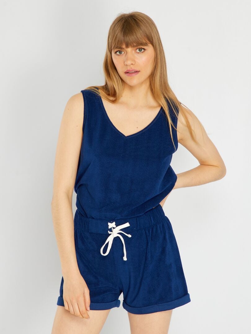 Pyjama Garçon Blue Banana – 2 Pièces (short + T-shirt) – Voitures – 100% Coton – Taille 4 Ans