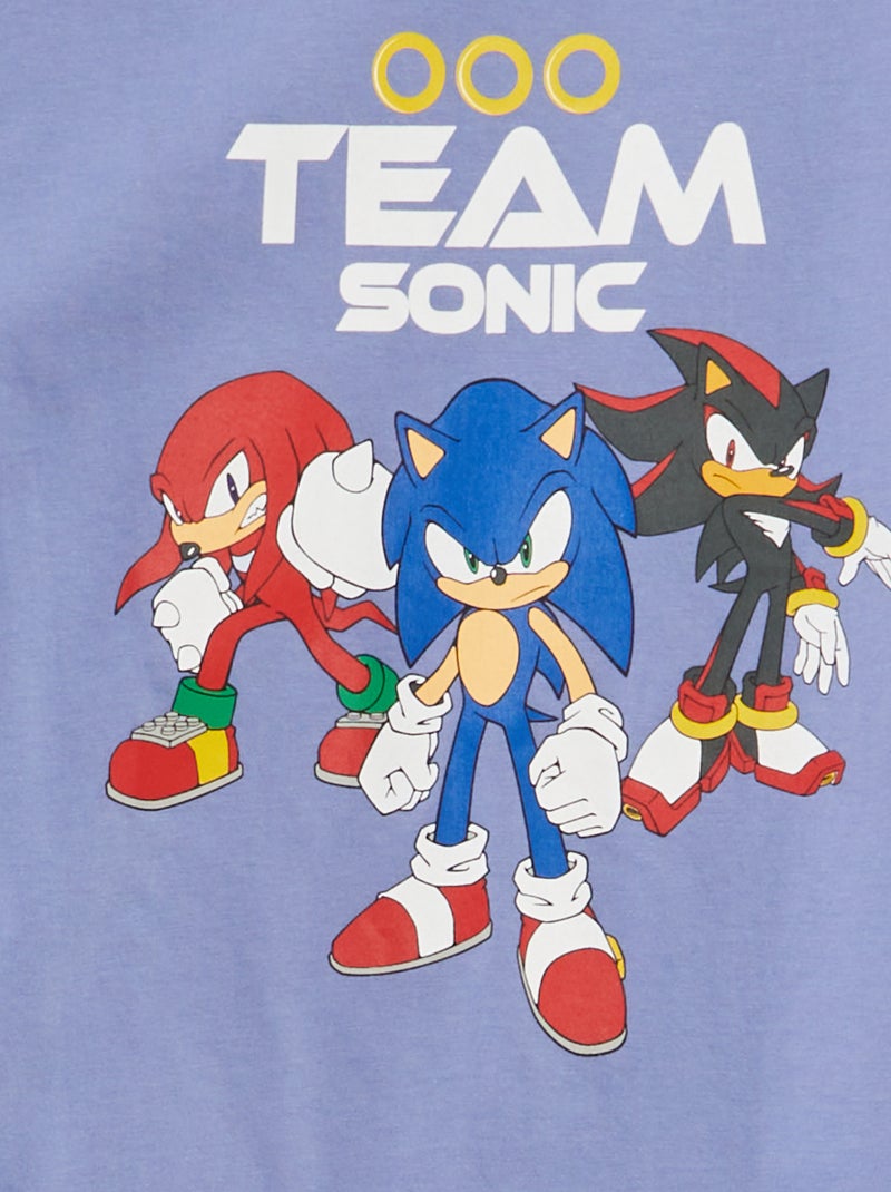 Ensemble pyjama 'Sonic' - 2 pièces Bleu - Kiabi