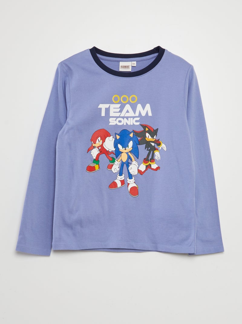 Ensemble pyjama 'Sonic' - 2 pièces Bleu - Kiabi