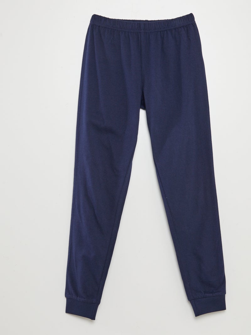 Ensemble pyjama 'Sonic' - 2 pièces Bleu - Kiabi