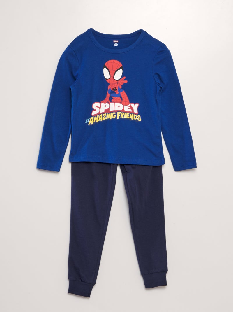 Ensemble pyjama 'Spider-man' - 2 pièces Bleu - Kiabi