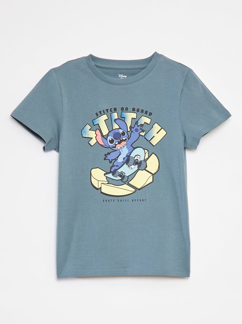 Ensemble pyjama 'Stitch' short + t-shirt - 2 pièces Bleu - Kiabi