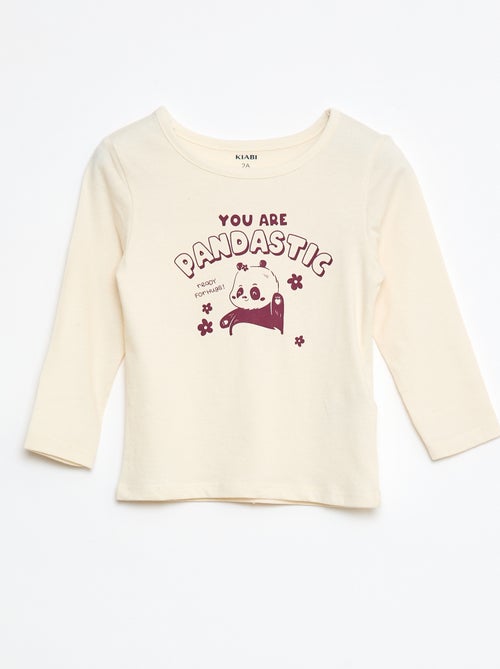 Ensemble pyjama t-shirt + legging imprimé - 2 pièces - Kiabi