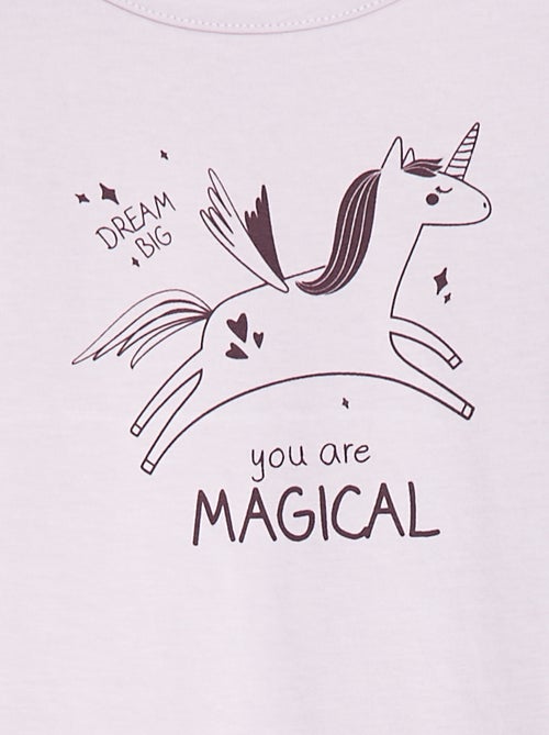 Ensemble pyjama t-shirt + legging imprimé - 2 pièces - Kiabi Ensemble pyjama t-shirt + legging imprimé - 2 pièces - Kiabi