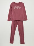 Ensemble pyjama t-shirt + pantalon - 2 pièces Rose - Kiabi