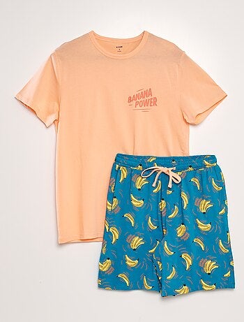 Ensemble pyjama t-shirt + short - 2 pièces