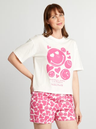 Ensemble pyjama t-shirt + short - SmileyWorld