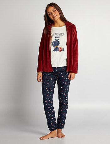 Ensemble pyjama t-shirt + sweat + pantalon - 3 pièces - Kiabi