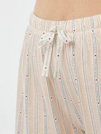 Ensemble pyjama tee-shirt + pantalon 'Dodo'