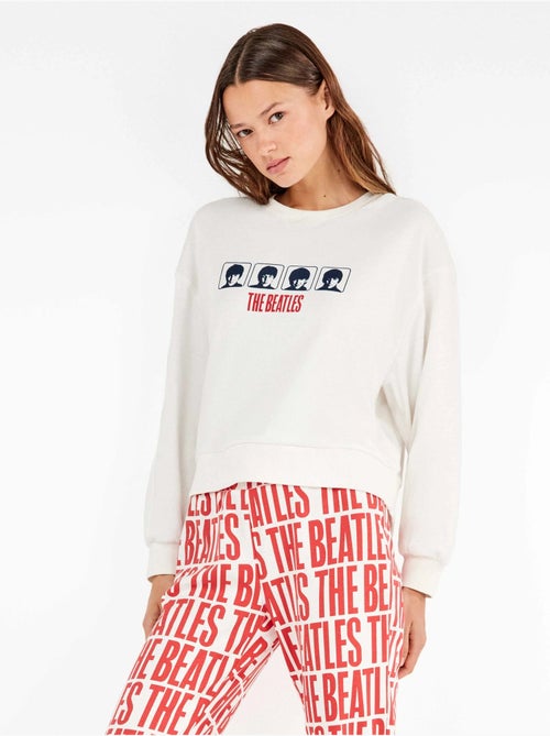 Ensemble pyjama the beatles en interlock de coton - Kiabi Ensemble pyjama the beatles en interlock de coton - Kiabi