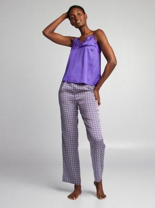 Ensemble pyjama top + pantalon - 2 pièces