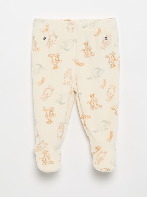 Ensemble pyjama velours 'Mickey Mouse' - 2 pièces - Kiabi