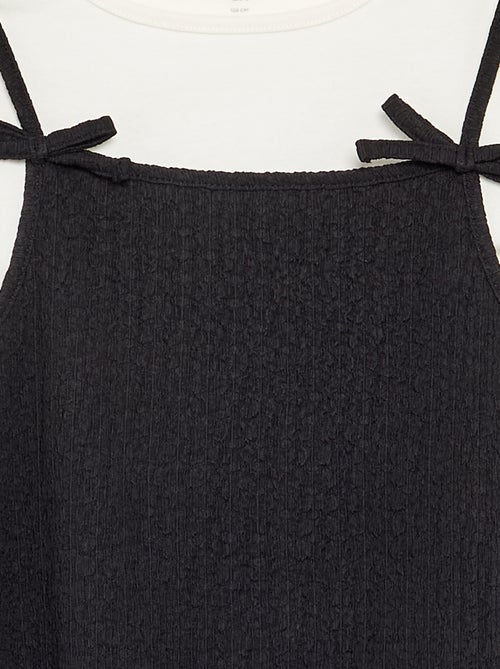 Ensemble robe à fines bretelles + t-shirt - 2 pièces - Kiabi
