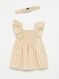 Ensemble robe + bandeau pour cheveux - 2 pièces BEIGE - Kiabi