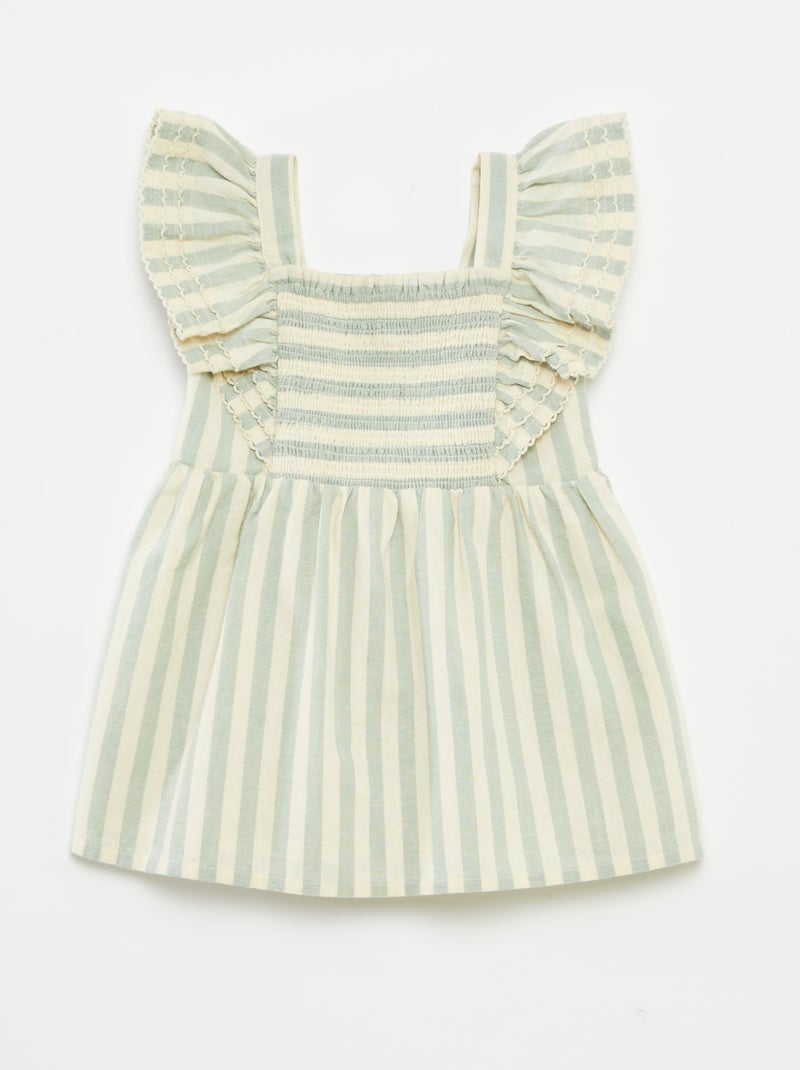 Ensemble robe + bandeau pour cheveux - 2 pièces VERT - Kiabi