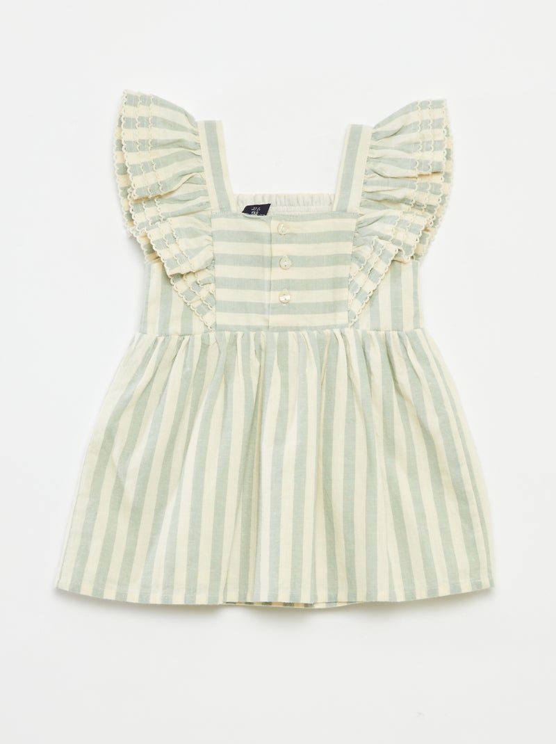 Ensemble robe + bandeau pour cheveux - 2 pièces VERT - Kiabi
