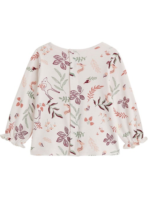 Ensemble robe bébé en velours côtelé, t-shirt et collant Evie - Kiabi