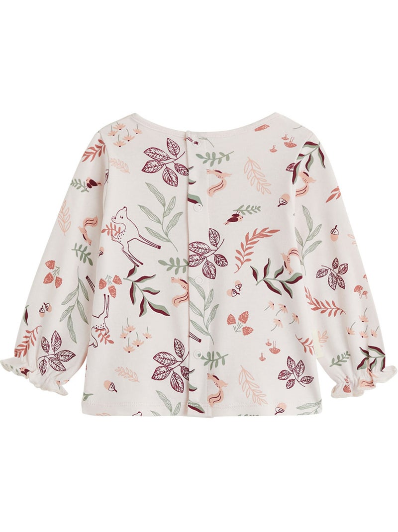 Ensemble robe bébé en velours côtelé, t-shirt et collant Evie Rose - Kiabi