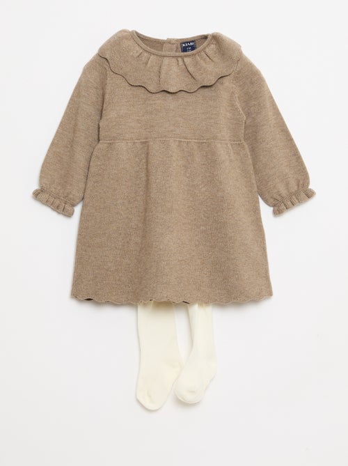 Ensemble robe + collants fantaisie - Kiabi