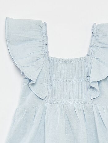 Ensemble robe + culotte multicolores volantées - 2 pièces