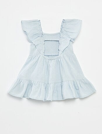 Ensemble robe + culotte multicolores volantées - 2 pièces