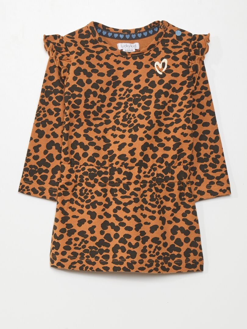 Ensemble robe + legging + bandeau Marron - Kiabi