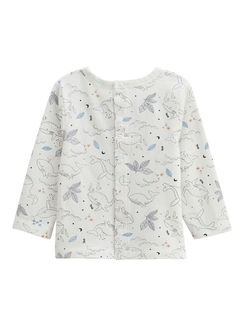 Ensemble salopette b?b? en coton matelass? et t-shirt Petite Balade - Kiabi