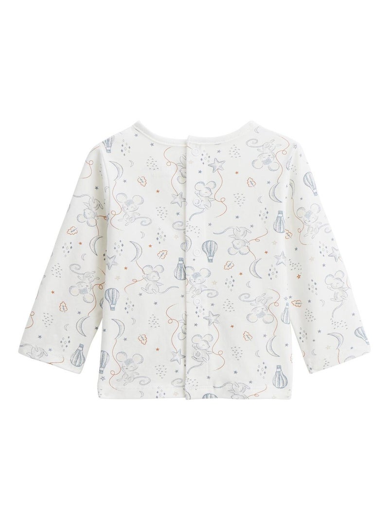 Ensemble salopette b?b? en coton matelass? et t-shirt R?verie Bleu - Kiabi