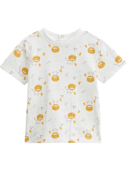 Ensemble salopette b?b? en gaze de coton et t-shirt Elio - Kiabi
