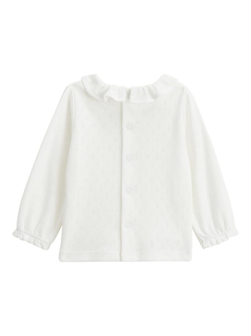 Ensemble salopette b?b? en molleton et t-shirt Miss Chatchatchat Rose - Kiabi