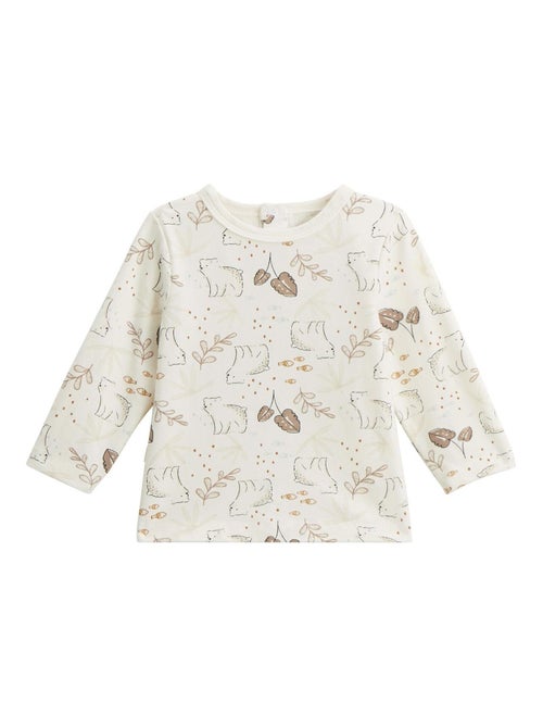 Ensemble salopette b?b? en sherpa et t-shirt C?lins - Kiabi Ensemble salopette b?b? en sherpa et t-shirt C?lins - Kiabi