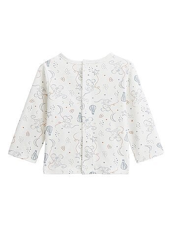 Ensemble salopette bébé en coton matelassé et t-shirt rêverie