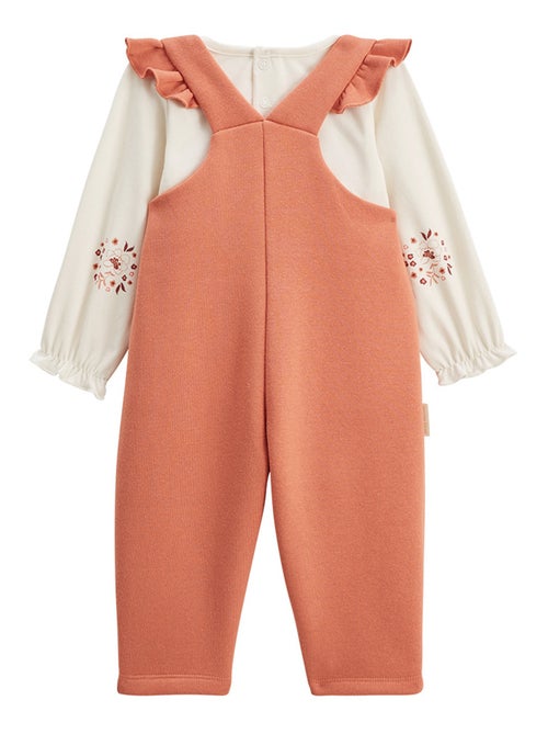 Ensemble salopette bébé en molleton et t-shirt Manouk - Kiabi Ensemble salopette bébé en molleton et t-shirt Manouk - Kiabi