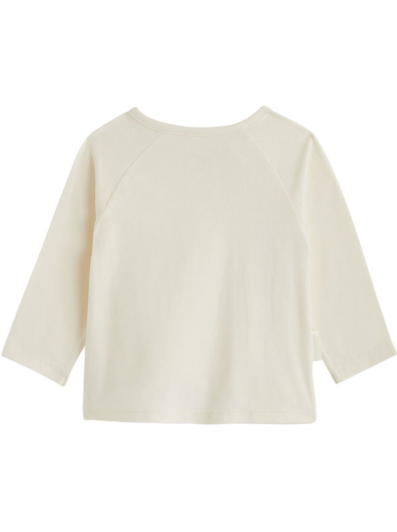 Ensemble salopette bébé matelassé et t-shirt caramel Marron - Kiabi