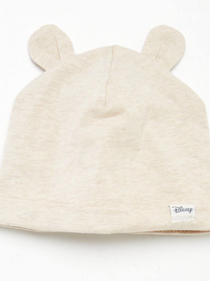 Ensemble salopette + body + bonnet 'Disney' - 3 pièces Beige - Kiabi