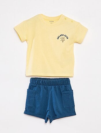 Ensemble short + t-shirt - 2 pièces