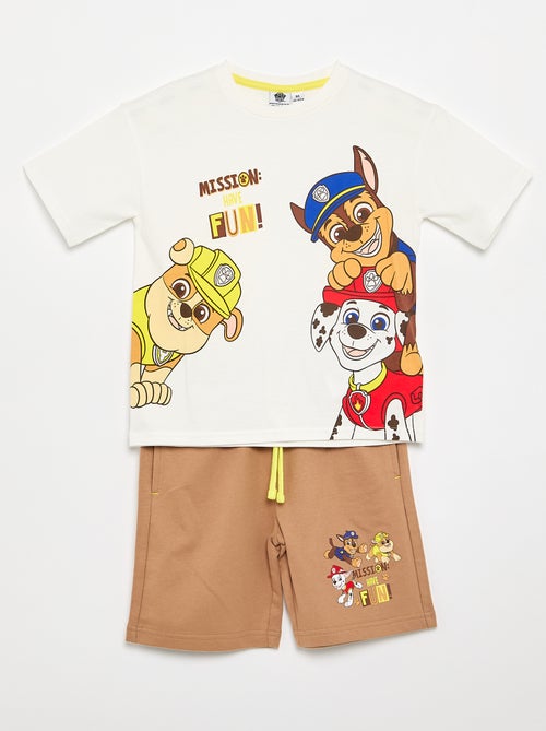 Ensemble short + T-shirt 'Pat' Patrouille' - Kiabi