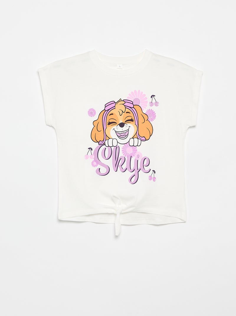 Ensemble short + T-shirt 'Pat' Patrouille' Blanc - Kiabi